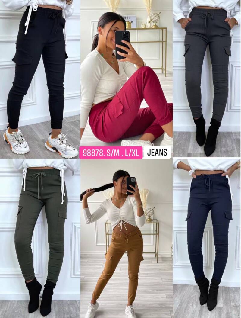Spodnie Jeans  damska .Roz S/M.L/XL.Mix  kolor. Paszka 12szt.