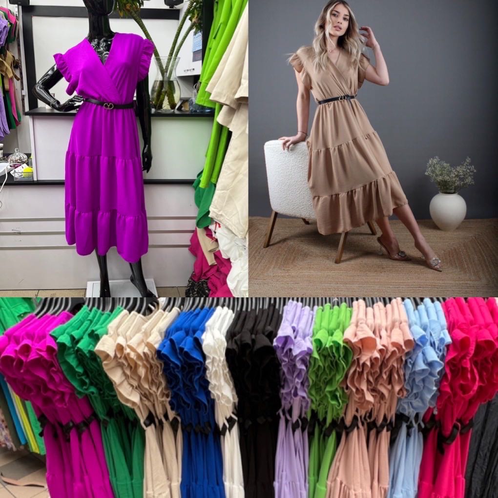 Sukienki damska (Włoskie produkt) Roz Standard Mix kolor Paczka 5 szt