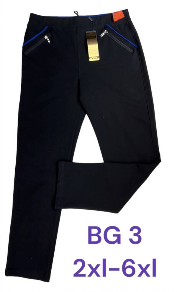 Spodnie damskie materiałowe Roz 2XL-6XL, 1 Kolor .Paczka 12 szt