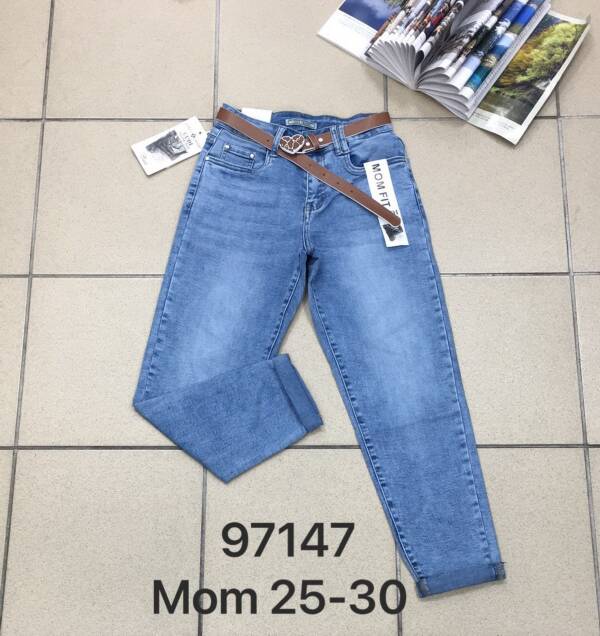 Spodnie damska jeans. Roz 25-30. 1 Kolor . Pasczka 12 szt.