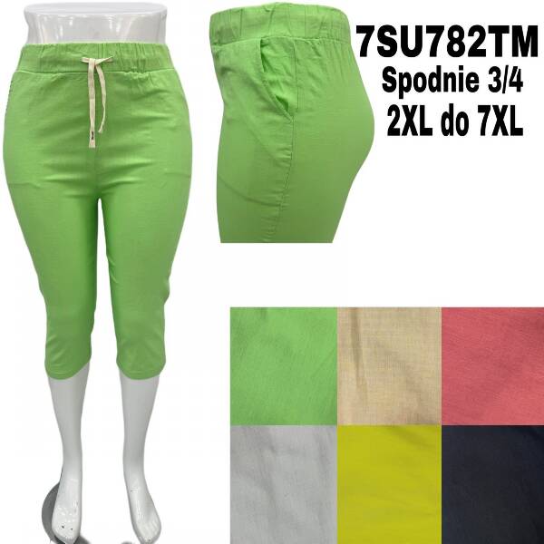 Spodnie za kolana Roz 2XL-7XL. 1 Kolor . Pasczka 10 szt.
