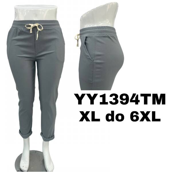 Spodnie nad kostkę Roz XL-6XL. 1 Kolor . Pasczka 10 szt.