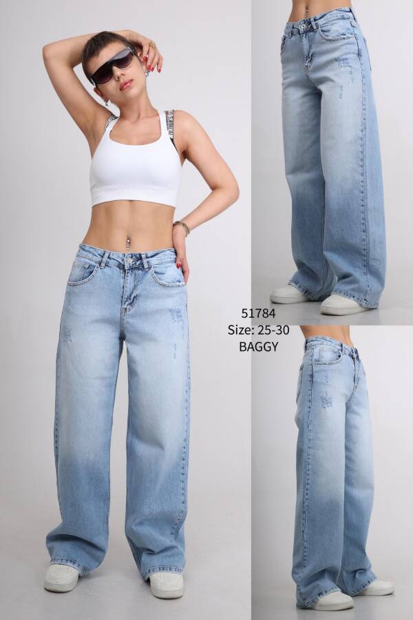 Spodnie damska jeans . Roz 25-30. 1 kolor. Paszka 6 szt.  