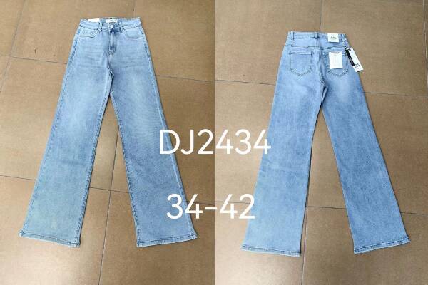 Spodnie damskie jeansy Roz 34-42 , 1 kolor Paczka 10 szt