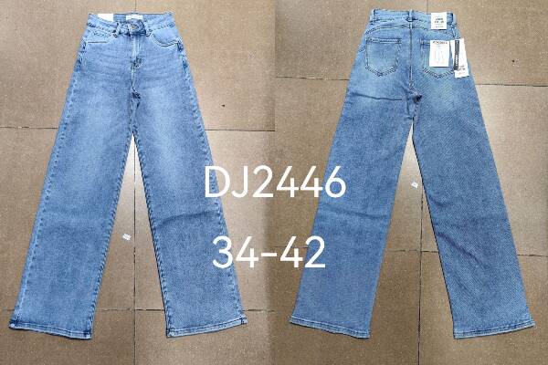 Spodnie damskie jeansy Roz 34-42 , 1 kolor Paczka 10 szt