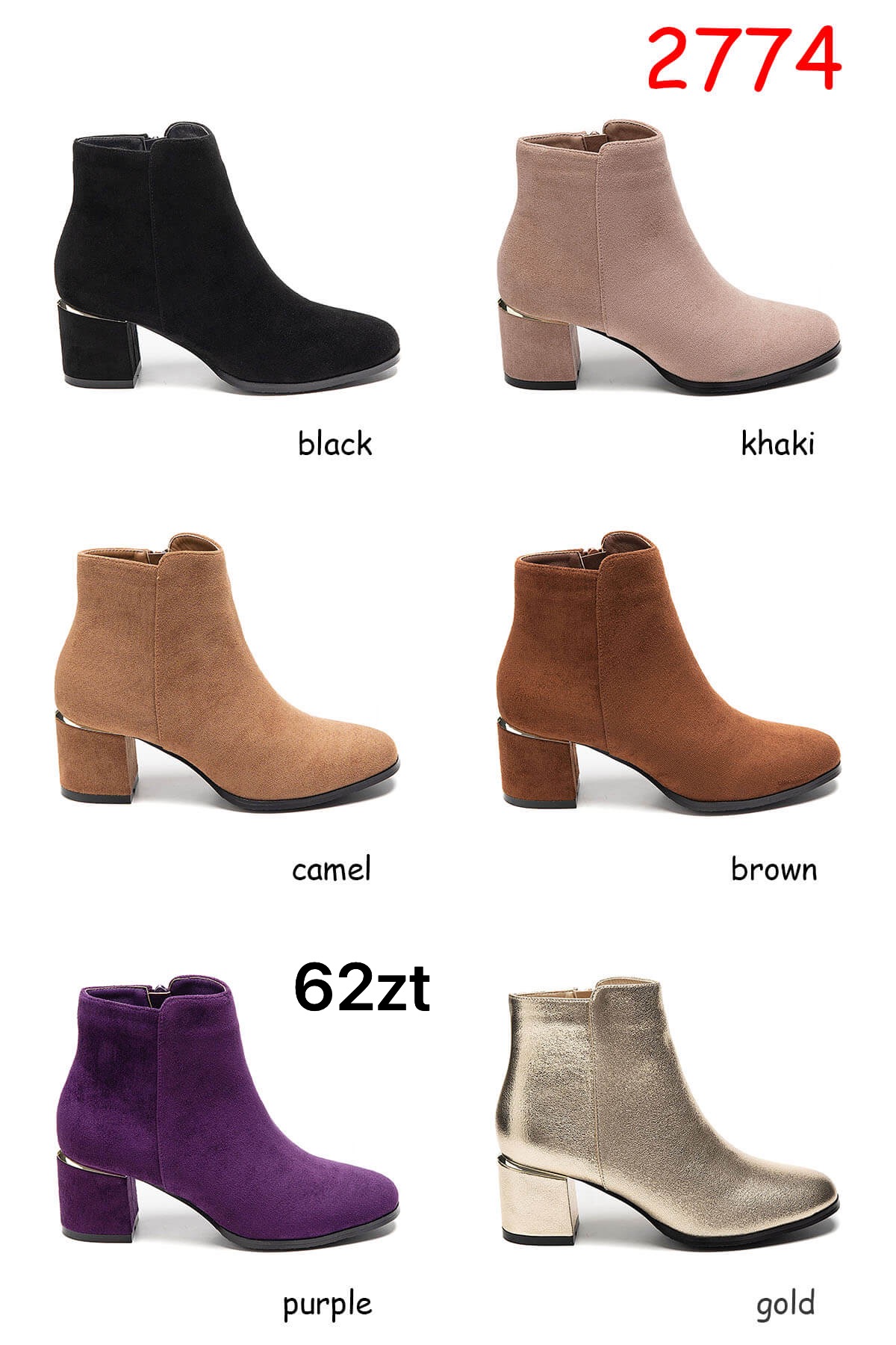 BOTKI Damskie 36-41/ 12 par