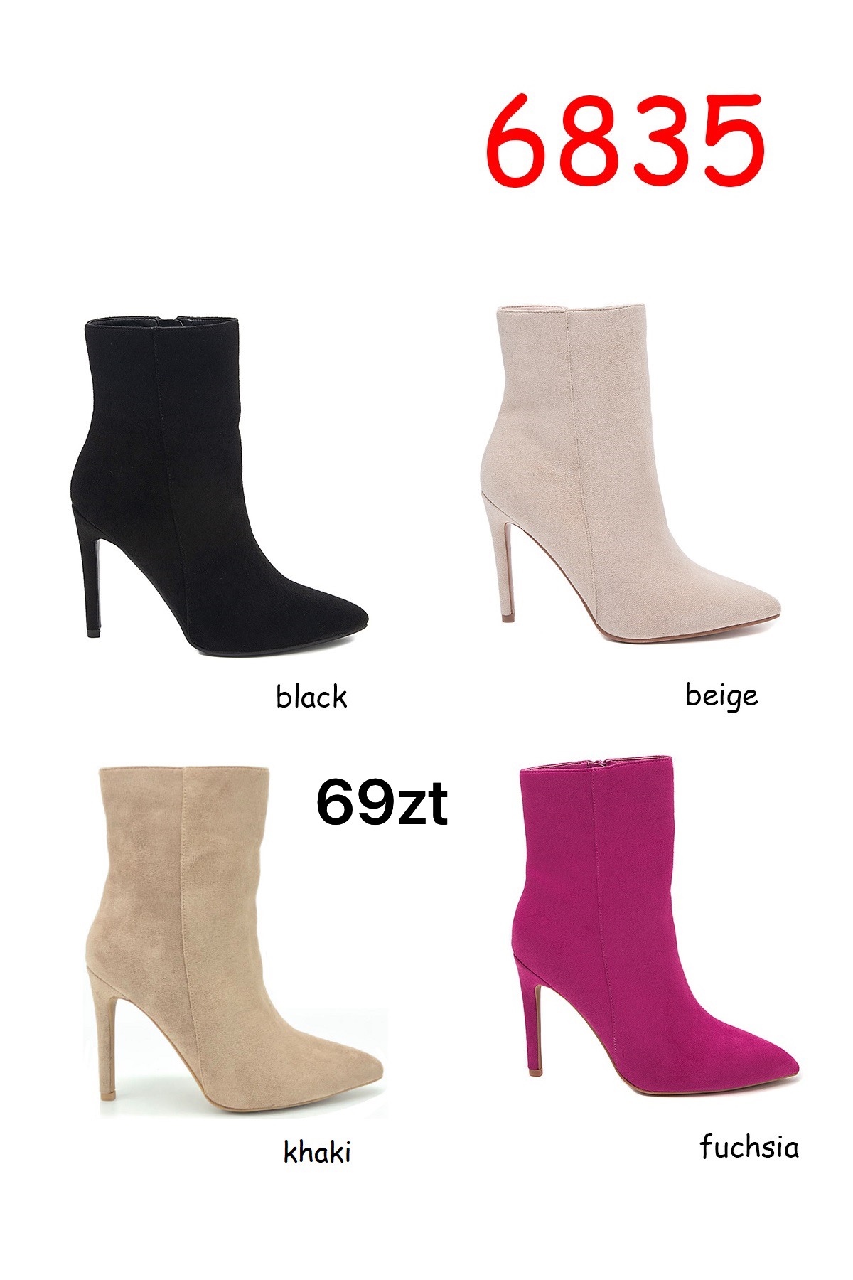BOTKI Damskie 36-41/ 12 par