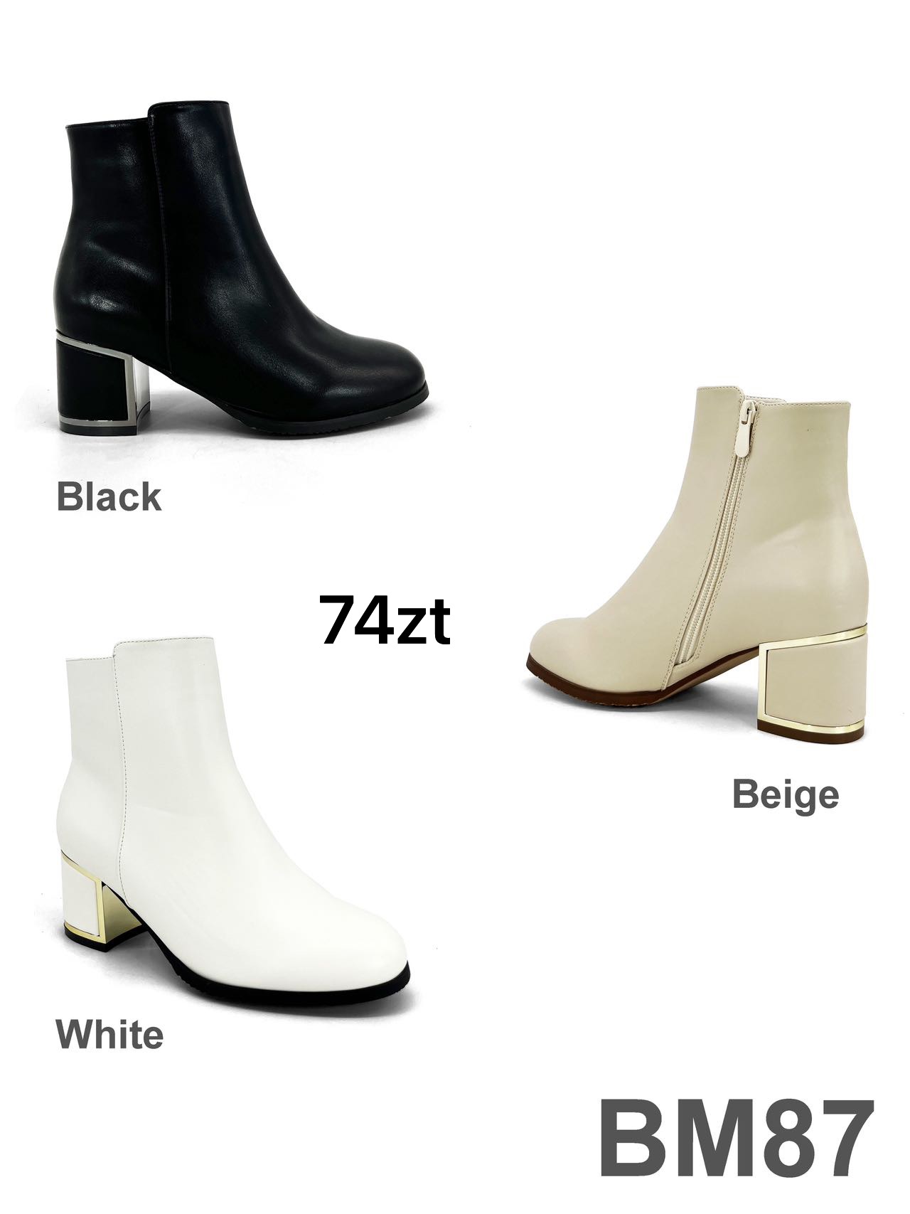 BOTKI  Damskie 36-41/ 12 par