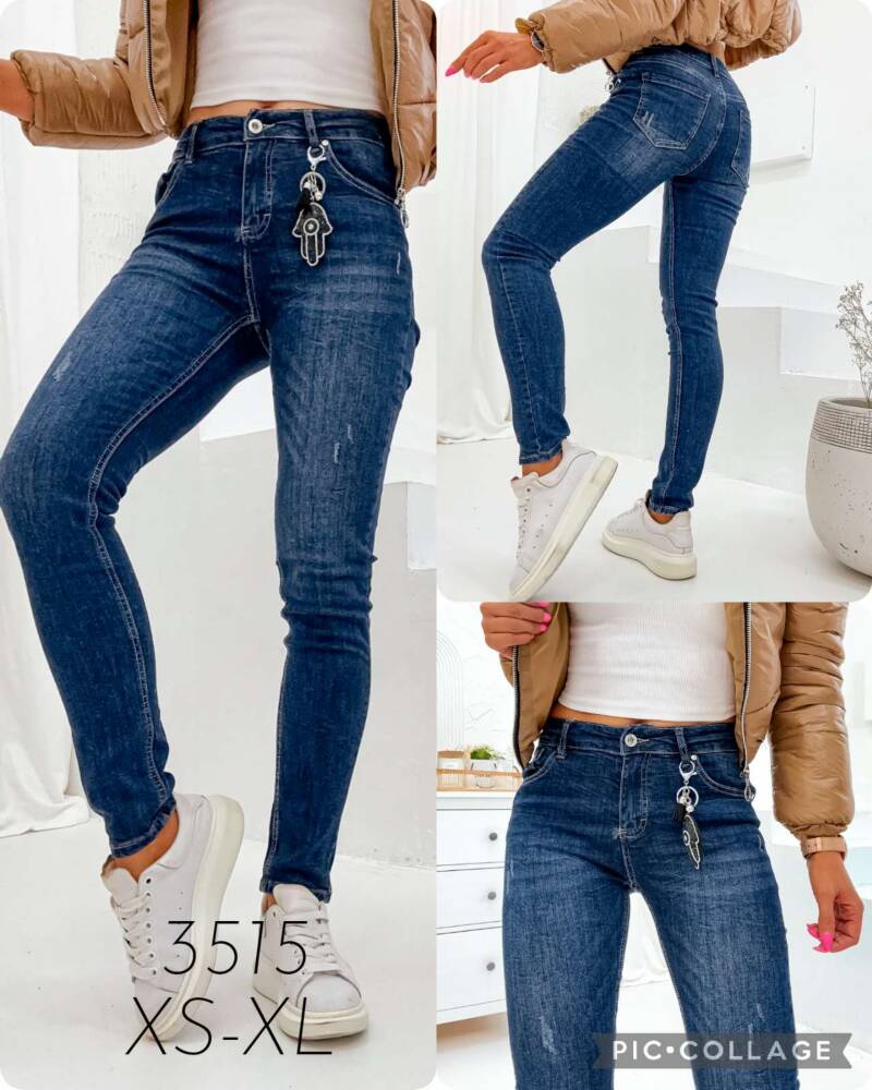Spodnie  jeans  damska .Roz S-XL. 1 Kolor . Paszka 10szt