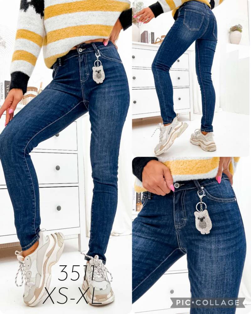 Spodnie  jeans  damska .Roz S-XL. 1 Kolor . Paszka 10szt