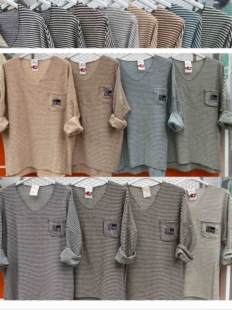Bluzka damska (Włoskie produkt) Roz Standard Mix kolor Paczka 5 szt