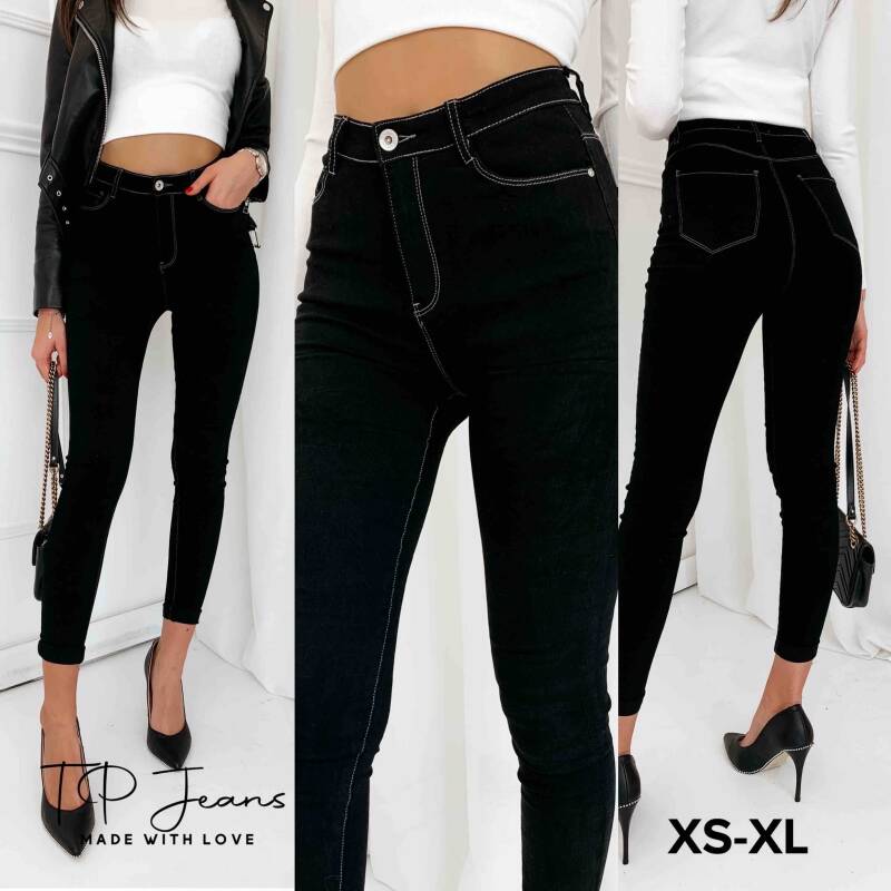 Spodnie  jeans  damska .Roz S-XL. 1 Kolor . Paszka 10szt