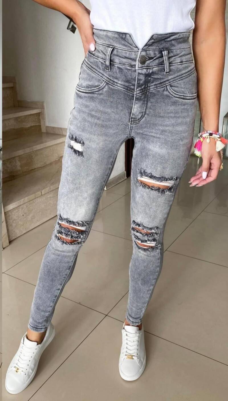 Spodnie  jeans  damska .Roz S-XL. 1 Kolor . Paszka 10szt