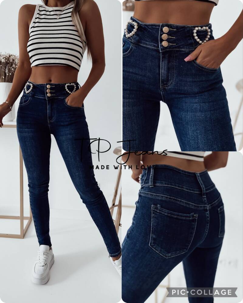 Spodnie damska jeans . Roz XS-XL. 1 kolor. Paszka 12szt.  