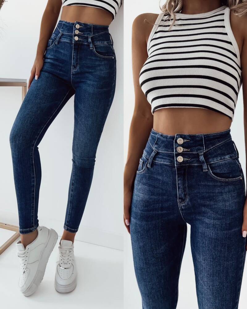 Spodnie  jeans  damska .Roz S-XL. 1 Kolor . Paszka 10szt