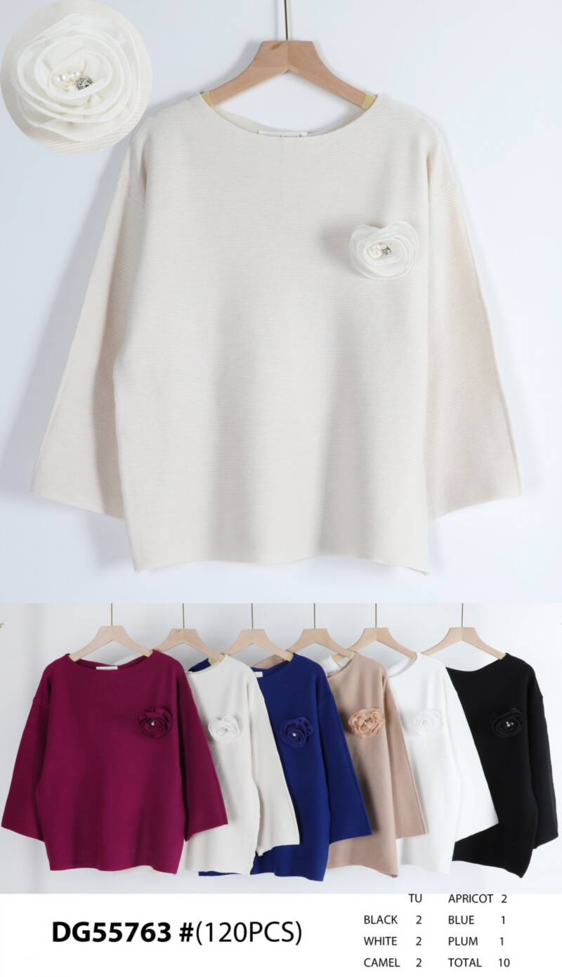  Swetry damska (Francja produkt) Roz Standard .Mix kolor, Paszka 10 szt