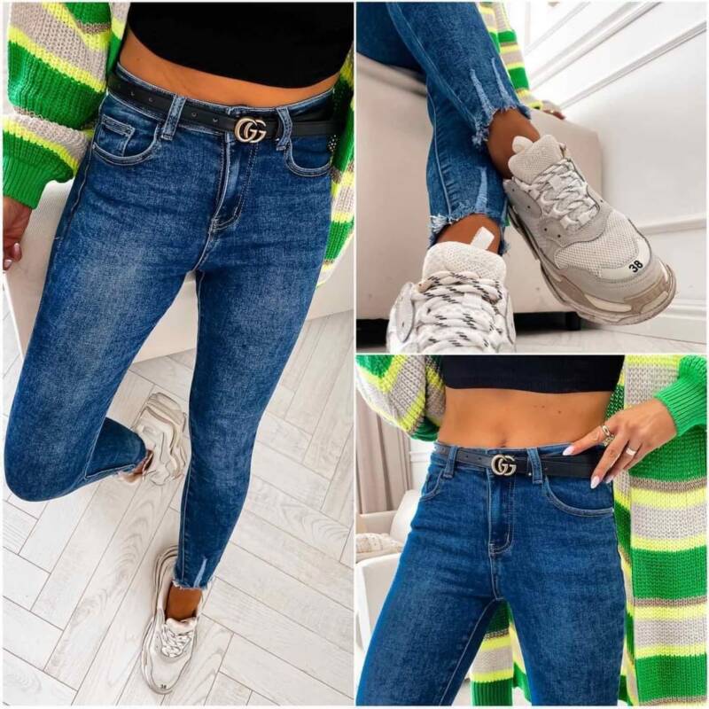 Spodnie  jeans  damska .Roz S-XL. 1 Kolor . Paszka 10szt