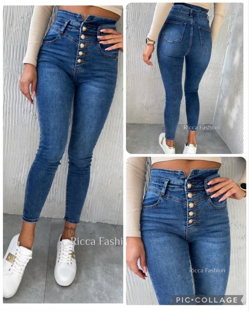 Spodnie damska jeans . Roz XS-XL. 1 kolor. Paszka 10szt.  