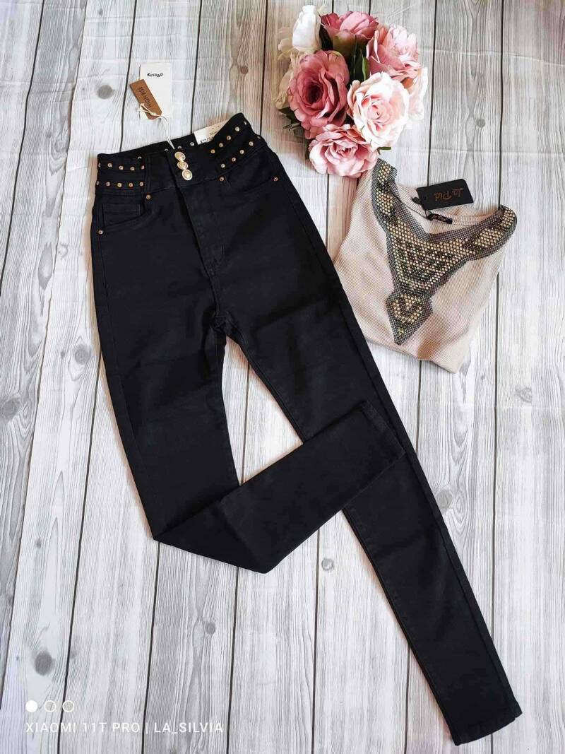 Spodnie damska jeans . Roz XS-XL. 1 kolor. Paszka 10szt.  
