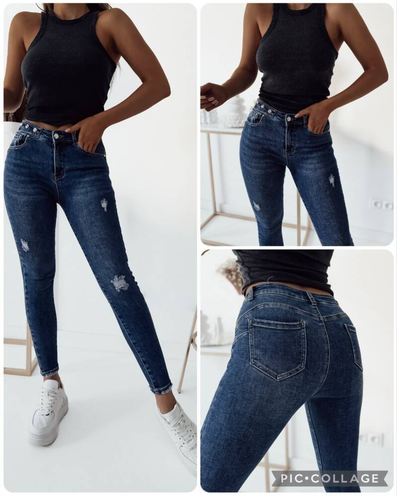 Spodnie damska jeans . Roz XS-XL. 1 kolor. Paszka 10szt.  
