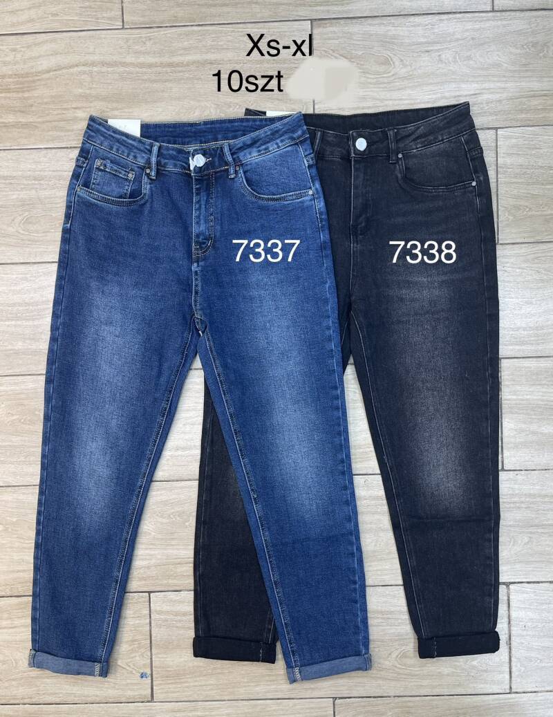 Spodnie damska jeans . Roz XS-XL. 1 kolor. Paszka 10szt.  