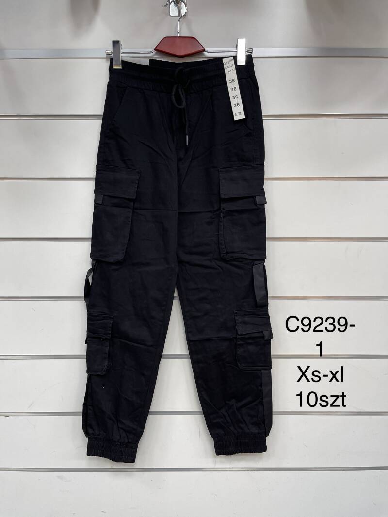 Spodnie damska jeans . Roz XS-XL. 1 kolor. Paszka 10szt.  