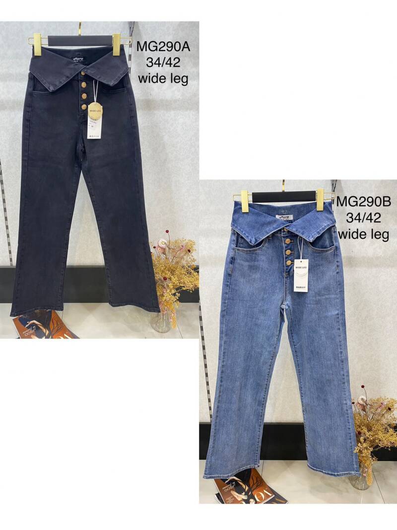 Spodnie damska jeans . Roz 34.42. 1 kolor. Paszka 10szt.  