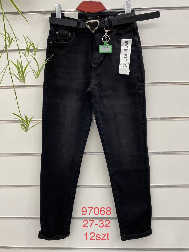 Spodnie damska jeans . Roz 27-32. 1 kolor. Paszka 12szt.  