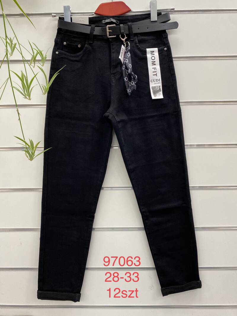 Spodnie damska jeans . Roz 28-33. 1 kolor. Paszka 12szt.  