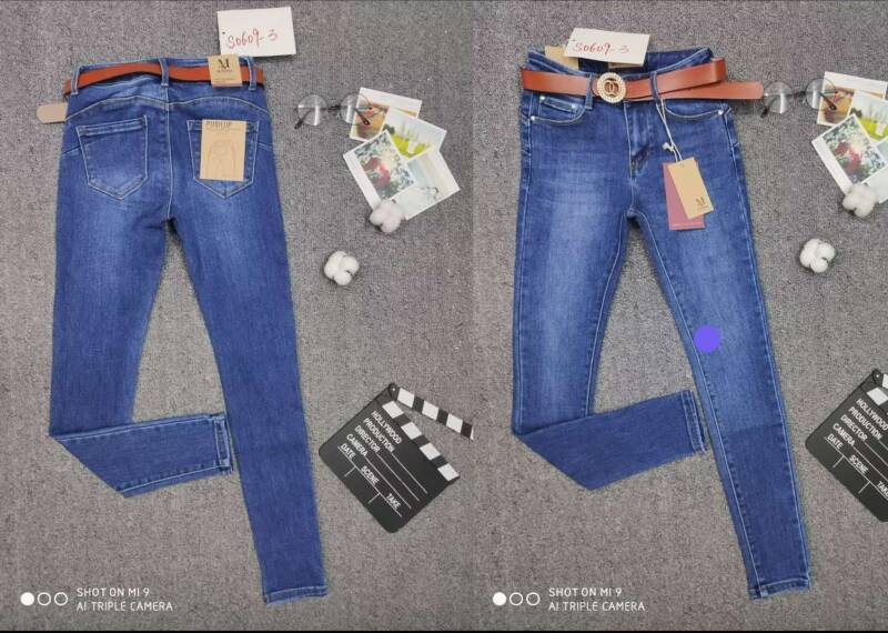Spodnie damska jeans . Roz XS-XL. 1 kolor. Paszka 10szt.  