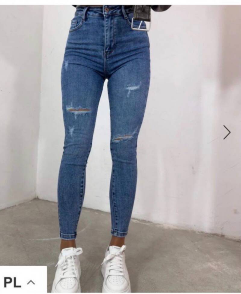 Spodnie  damska Jeansy .Roz 34-42 1 Kolor . Paszka 10szt