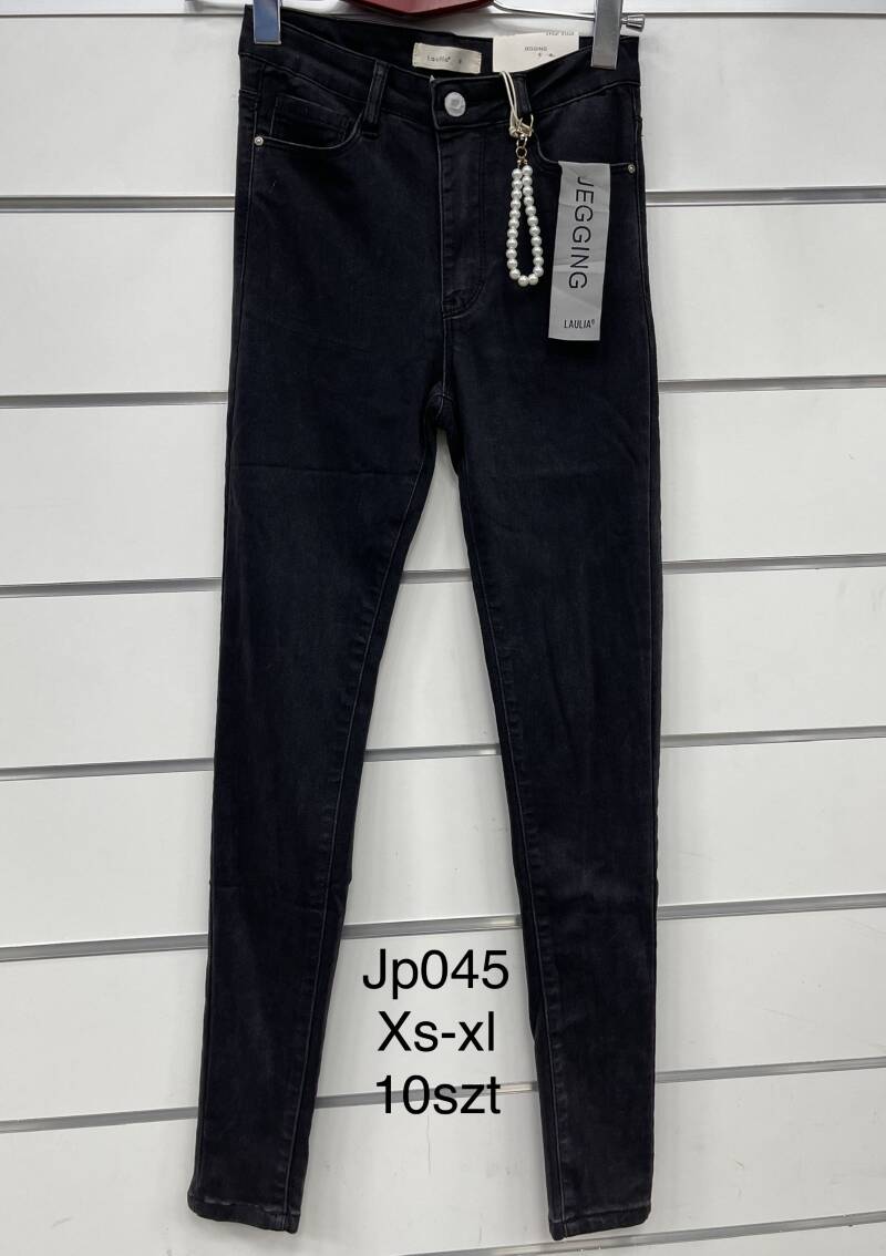 Spodnie damska jeans . Roz XS-XL. 1 kolor. Paszka 10szt.  