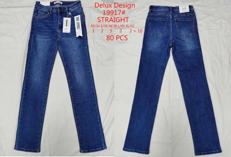 Spodnie damska jeans . Roz XS-XL. 1 kolor. Paszka 10szt.  