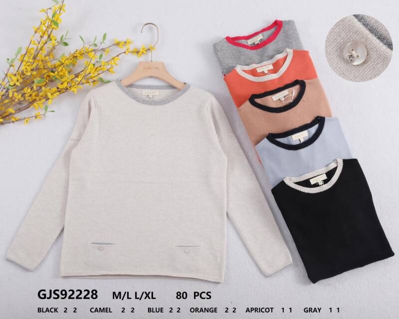 Swetry damska (Francja produkt) Roz ML.LXL. Mix kolor, Paszka 10 szt
