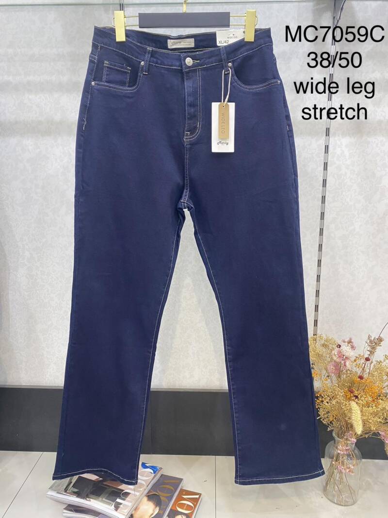 Spodnie damska jeans . Roz 38-50. 1 kolor. Paszka 10szt.  