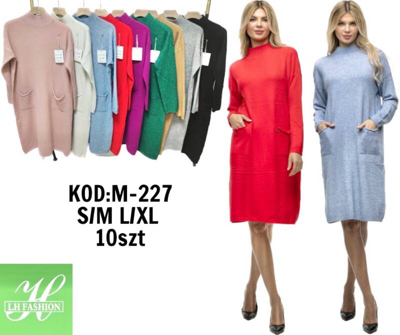 Sukienka Swetry damskie Roz S/M.L/XL. Mix kolor Paczka 10szt