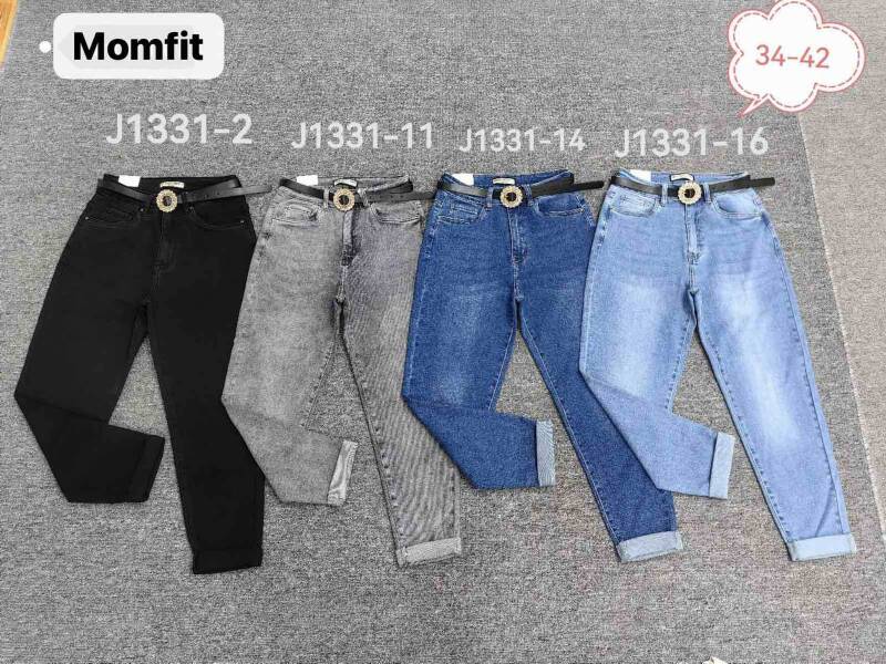 Spodnie damska jeans . Roz 34-42. 1 kolor. Paszka 10szt.  