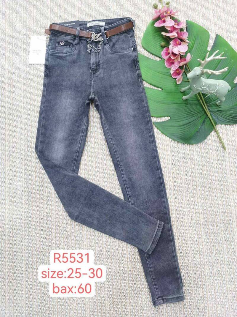 Spodnie  damska jeans . Roz 25-30. 1 kolor. Paszka 12szt.  