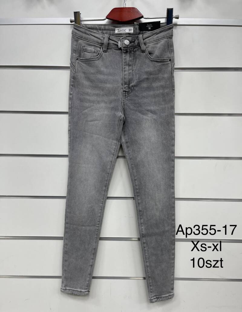Spodnie damska jeans . Roz XS-XL. 1 kolor. Paszka 10szt.  