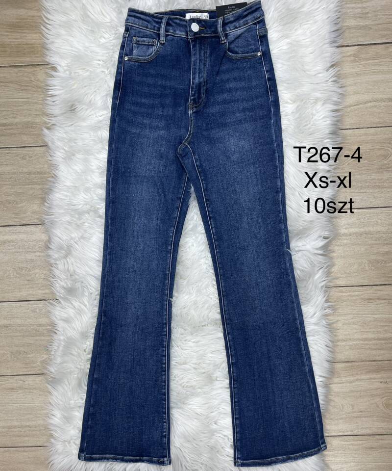 Spodnie damska jeans . Roz XS-XL. 1 kolor. Paszka 10szt.  