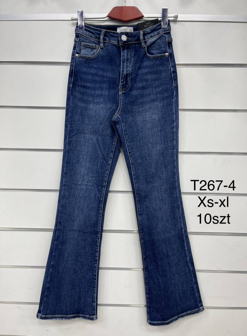 Spodnie damska jeans . Roz XS-XL. 1 kolor. Paszka 10szt.  