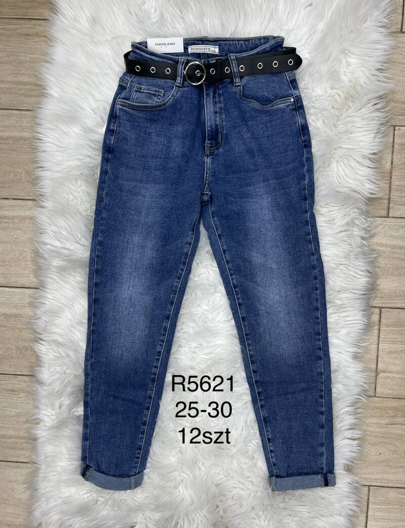 Spodnie  damska jeans . Roz 25-30. 1 kolor. Paszka 12szt.  