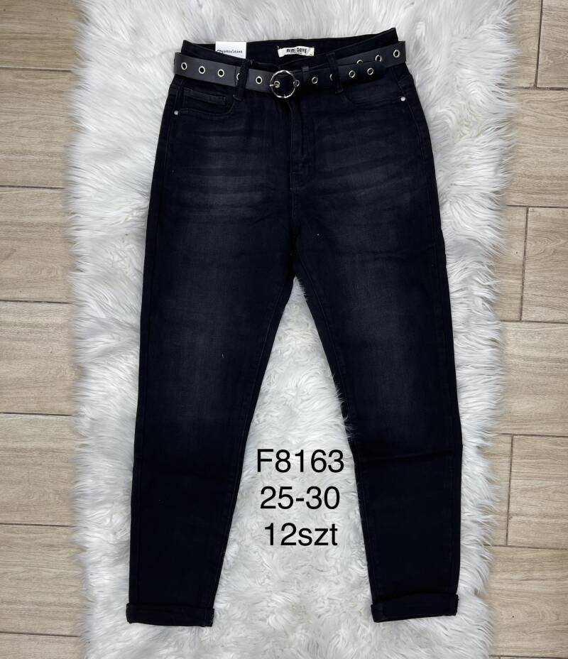 Spodnie  damska jeans . Roz 25-30. 1 kolor. Paszka 12szt.  