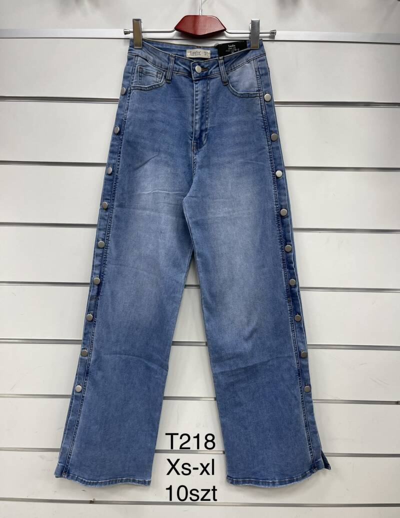 Spodnie damska jeans . Roz XS-XL. 1 kolor. Paszka 10szt.  