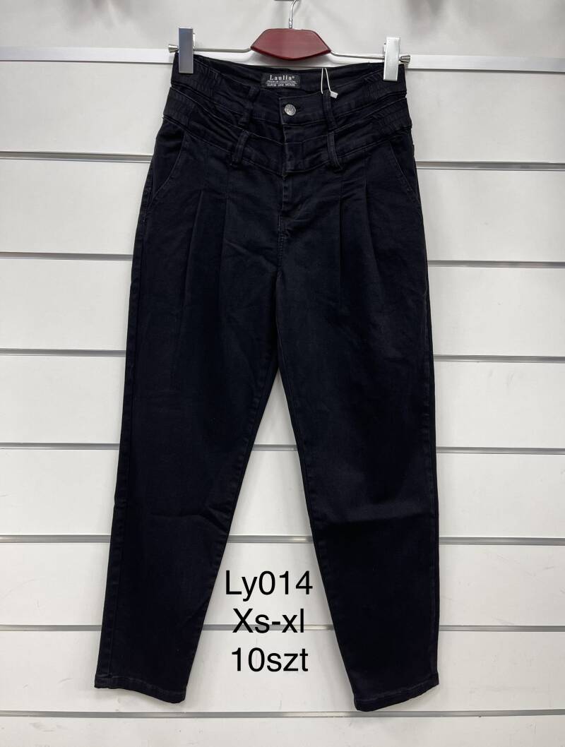 Spodnie damska jeans . Roz XS-XL. 1 kolor. Paszka 10szt.  