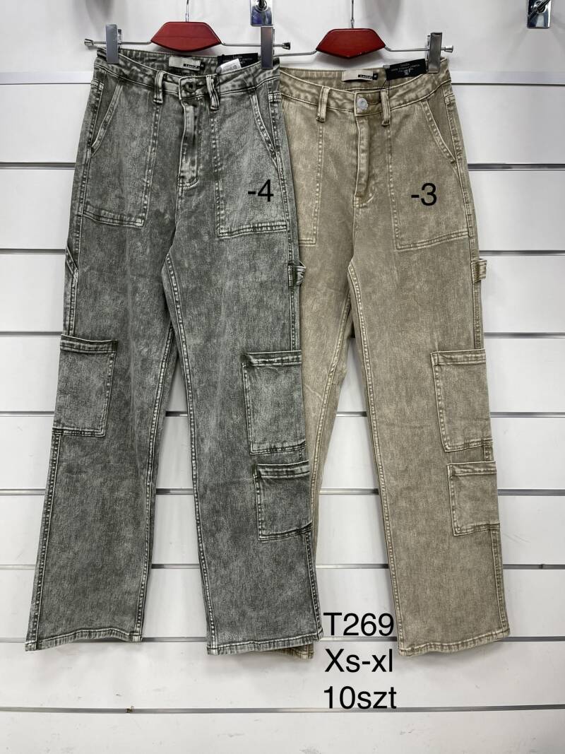 Spodnie damska jeans . Roz XS-XL. 1 kolor. Paszka 10szt.  