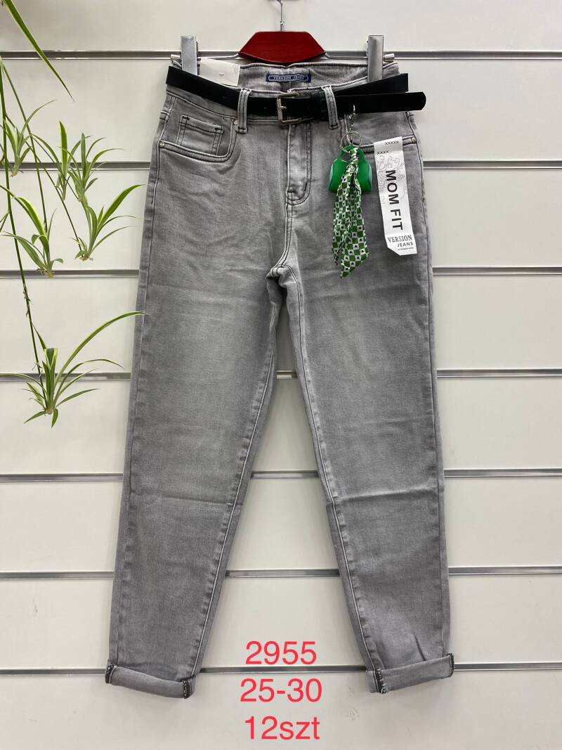 Spodnie damska jeans . Roz 25-30. 1 kolor. Paszka 12szt.  