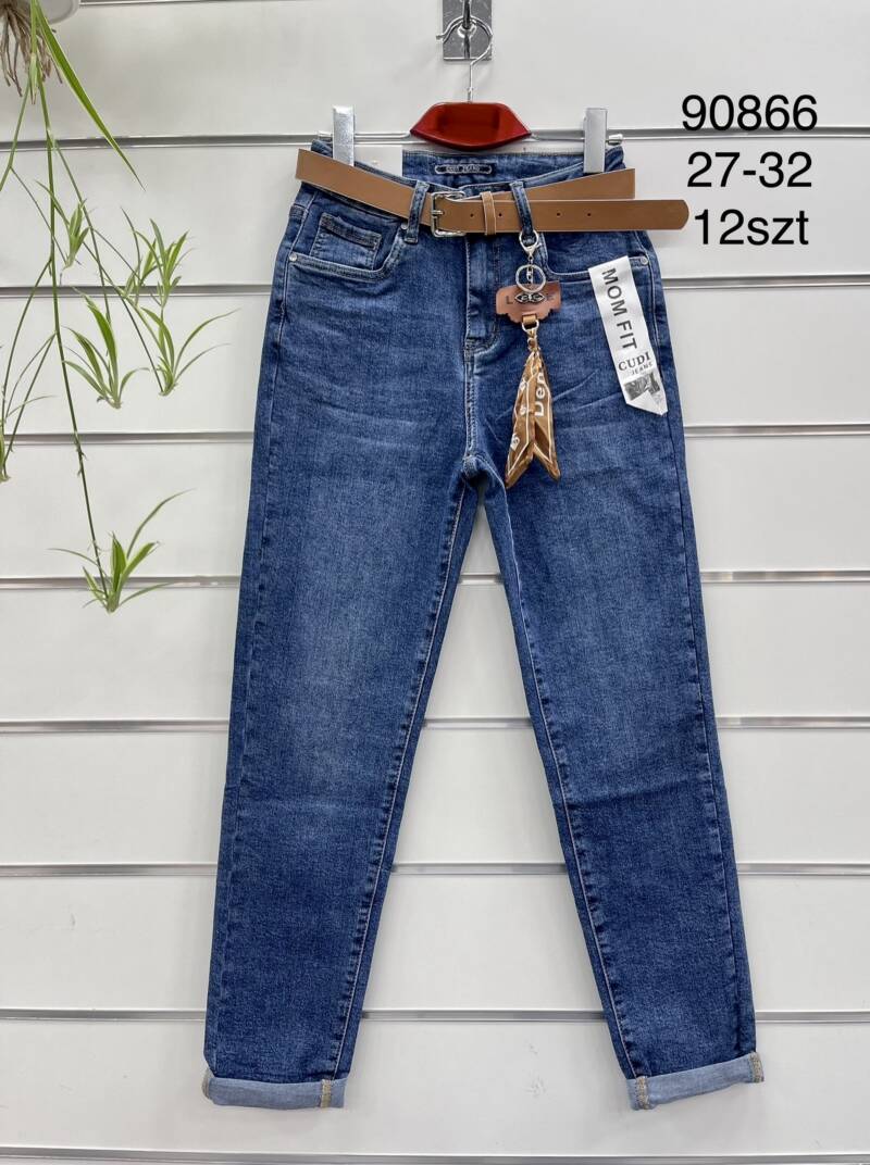 Spodnie damska jeans . Roz 27-32. 1 kolor. Paszka 12szt.  