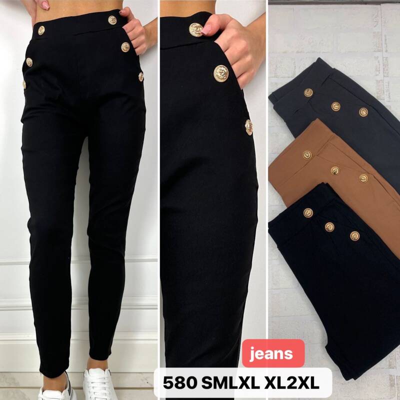 Spodnie  damska jeans. Roz S-2XL Paszka 12szt . Mix  Kolor .