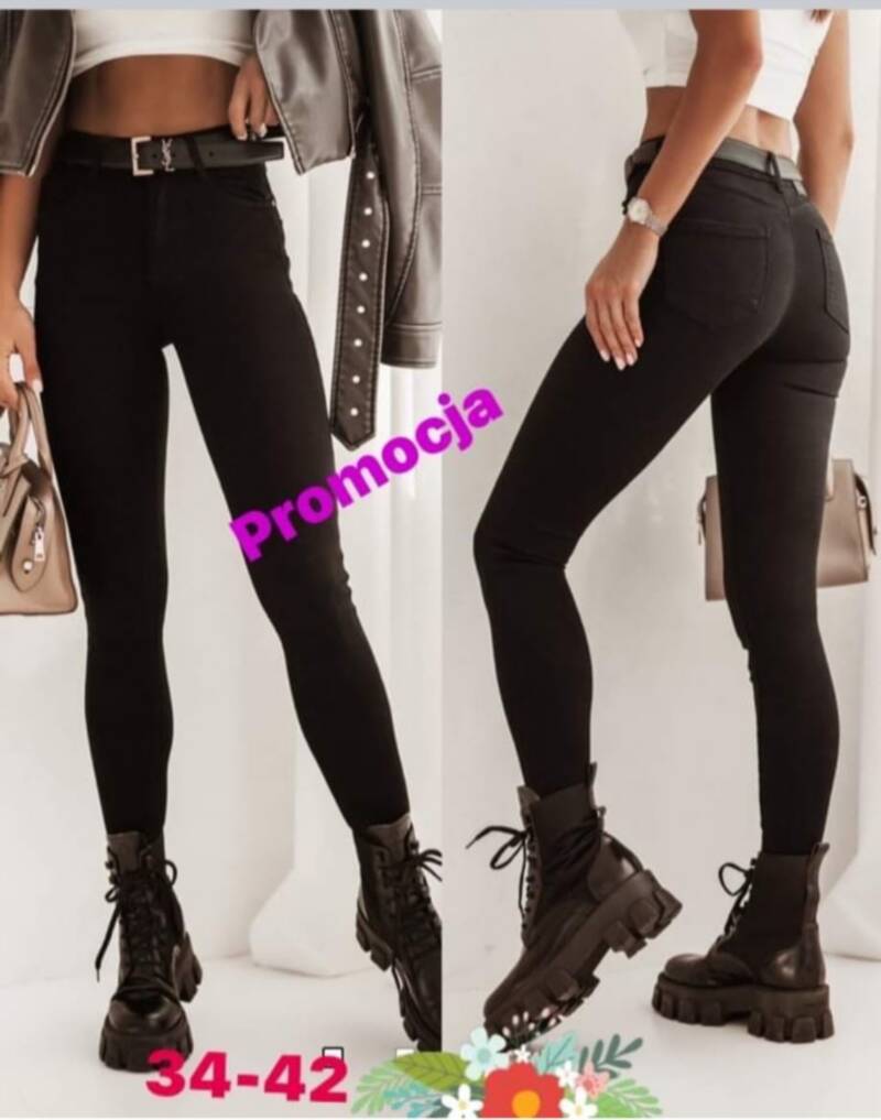 Spodnie Damska Jeans . Roz 34-42 .Paszka 10szt. 1 Kolor